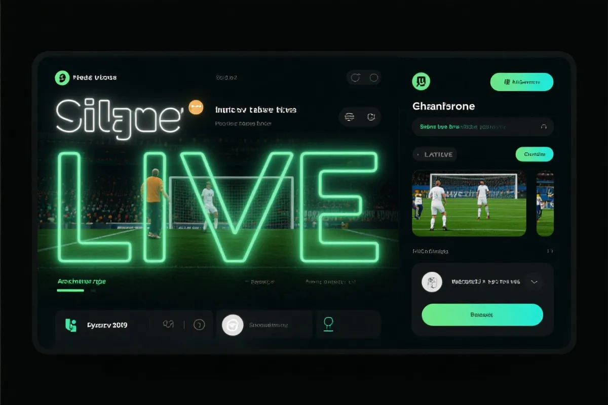 世界杯直播界面示意图
